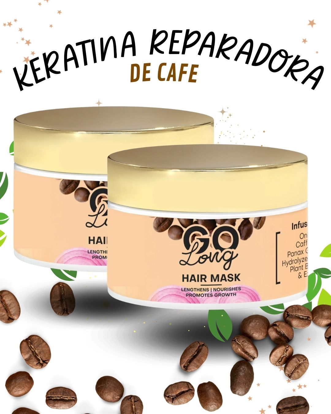 PROMO 2X1 KERATINA REPARADORA DE CAFÉ